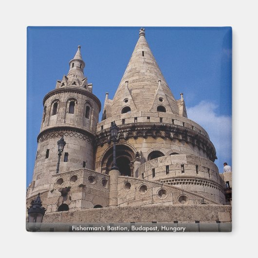 Fisherman's Bastion, Boedapest, Hongarije Magneet (Voorkant)