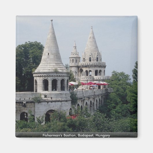Fisherman's Bastion, Boedapest, Hongarije Magneet (Voorkant)