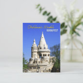 Fisherman's Bastion, Castle District, Boedapest Briefkaart (Staand voorkant)