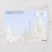 Fisherman's Bastion, Castle District, Boedapest Briefkaart (Achterkant)