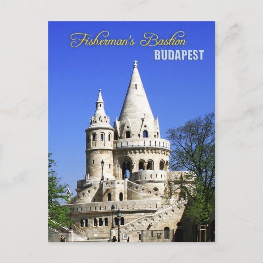 Fisherman's Bastion, Castle District, Boedapest Briefkaart (Voorkant)