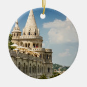 Fisherman's Bastion in Budapest, Hongarije Keramisch Ornament (Voorkant)