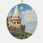 Fisherman's Bastion in Budapest, Hongarije Keramisch Ornament (Links)
