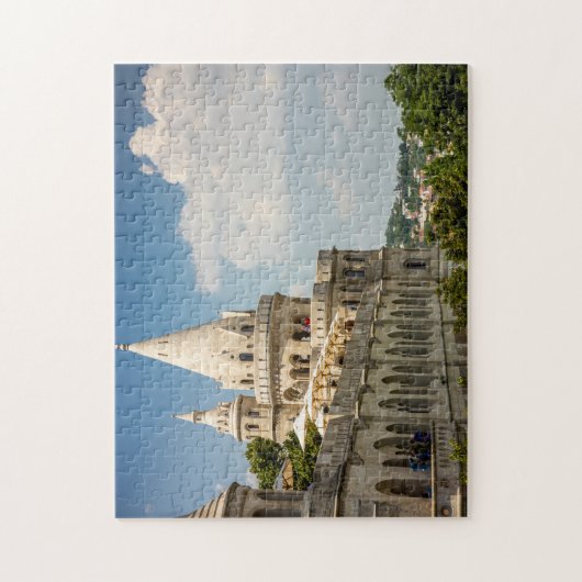 Fisherman's Bastion in Budapest, Hongarije Legpuzzel (Verticaal)