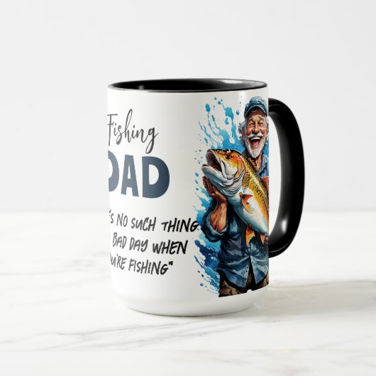 Fisherman's Big Fish Catch Quote Mok (Voorkant rechts)