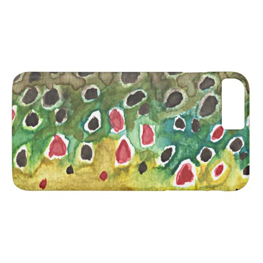 Fisherman's bruine forel Case-Mate iPhone case (Achterkant (Horizontaal))