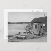 Fisherman's Cabin, 1900 Briefkaart (Voorkant / Achterkant)