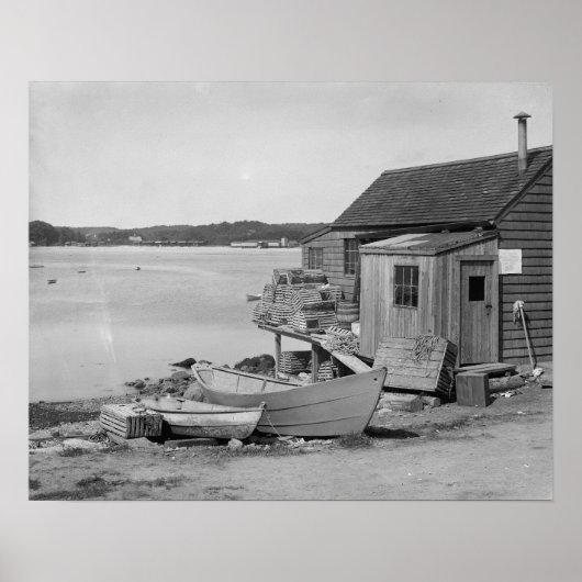 Fisherman's Cabin, 1900.  foto Poster (Voorkant)