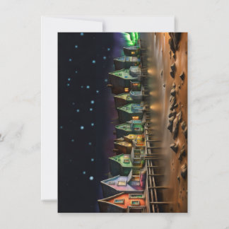 Fisherman's Cove Shoppes Volkskunst Feestdagenkaart