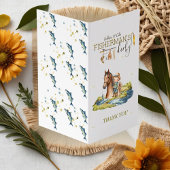 Fisherman's Derby-Baby shower bedankkaart Kaart
