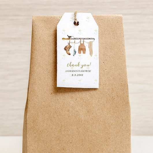 Fisherman's Derby Baby shower Dank u Cadeaulabel