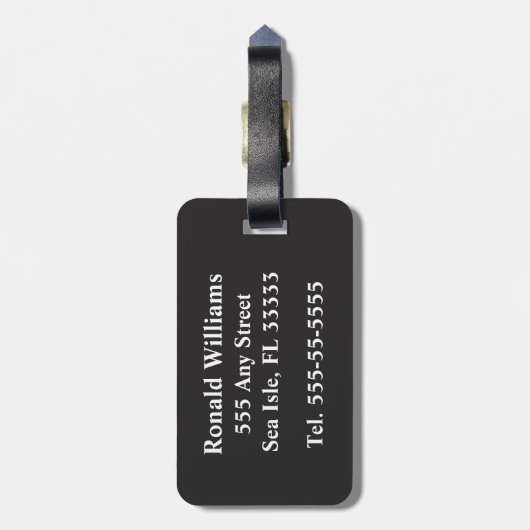 Fisherman's Fantasy Bagagelabel (Achterkant verticaal)