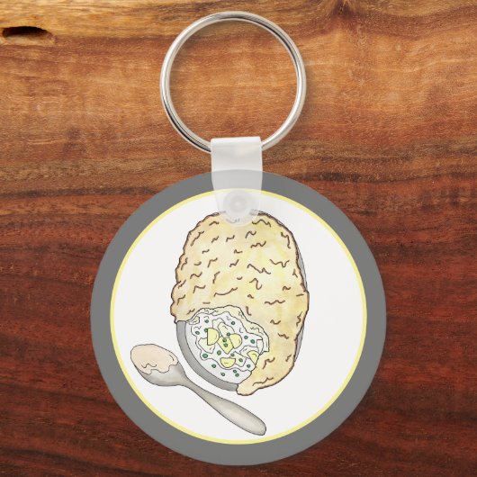 Fisherman's Fish Pie Verenigd Koninkrijk Britse Ee Sleutelhanger (Achterkant)