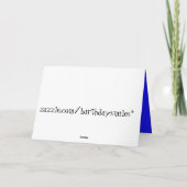 Fisherman's Fun Verjaardag Kaart (Achterkant)