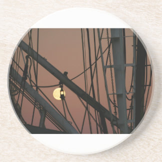 Fisherman's maan zandsteen onderzetter