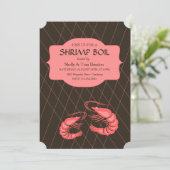 Fisherman's netto-uitnodiging kaart (Staand voorkant)