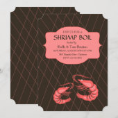 Fisherman's netto-uitnodiging kaart (Voorkant / Achterkant)