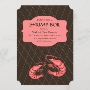 Fisherman's netto-uitnodiging kaart