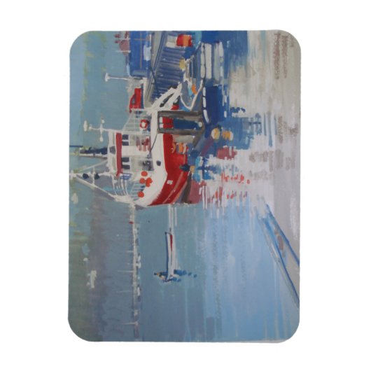 Fisherman's Quay Salcombe Magneet (Verticaal)