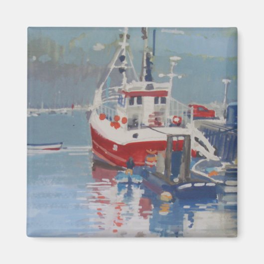 Fisherman's Quay Salcombe Magneet (Voorkant)