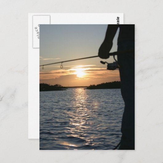 Fisherman's Sunset Briefkaart (Voorkant / Achterkant)
