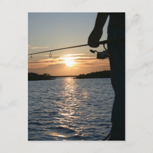 Fisherman's Sunset Briefkaart (Voorkant)