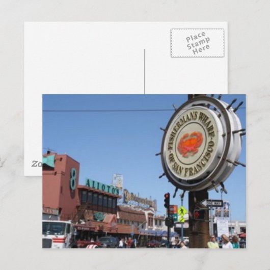 Fisherman's Wharf Briefkaart (Voorkant / Achterkant)