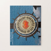 Fisherman's Wharf California. kerstcadeautjes Legpuzzel (Verticaal)