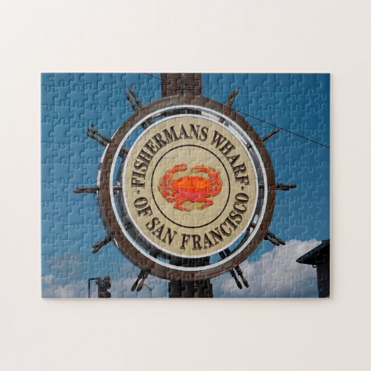 Fisherman's Wharf Californië. Legpuzzel (Horizontaal)