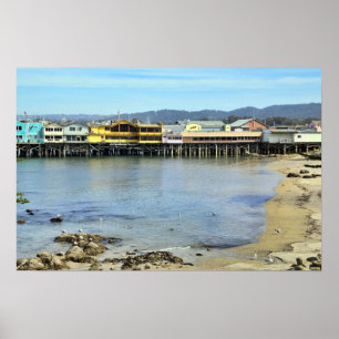 Fisherman's Wharf in Monterey California Poster