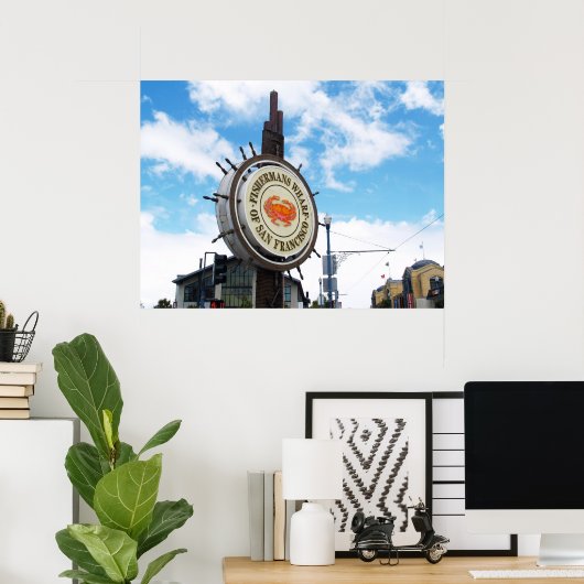 Fisherman's Wharf Poster (Thuiskantoor)