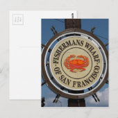 Fisherman's Wharf San Francisco Briefkaart (Voorkant / Achterkant)