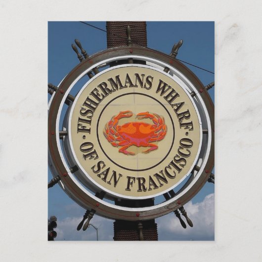 Fisherman's Wharf San Francisco Briefkaart (Voorkant)