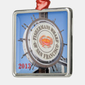 Fishermans Wharf San Francisco Metalen Ornament (Links)
