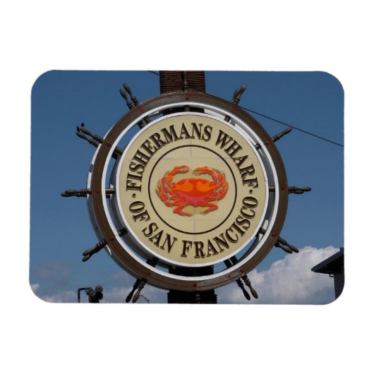 Fisherman's Wharf Sign Magneet (Horizontaal)