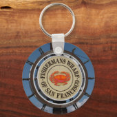 Fisherman's Wharf Sign Sleutelhanger (Voorkant)