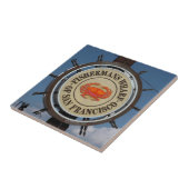 Fisherman's Wharf Sign Tegeltje (Zijkant)