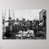 Fishermen 1888 Puget Sound - Washington Poster (Voorkant)