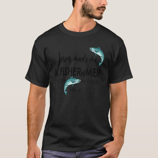 Fishermen And Faith Fishing Dad And Son T-shirt (Voorkant)