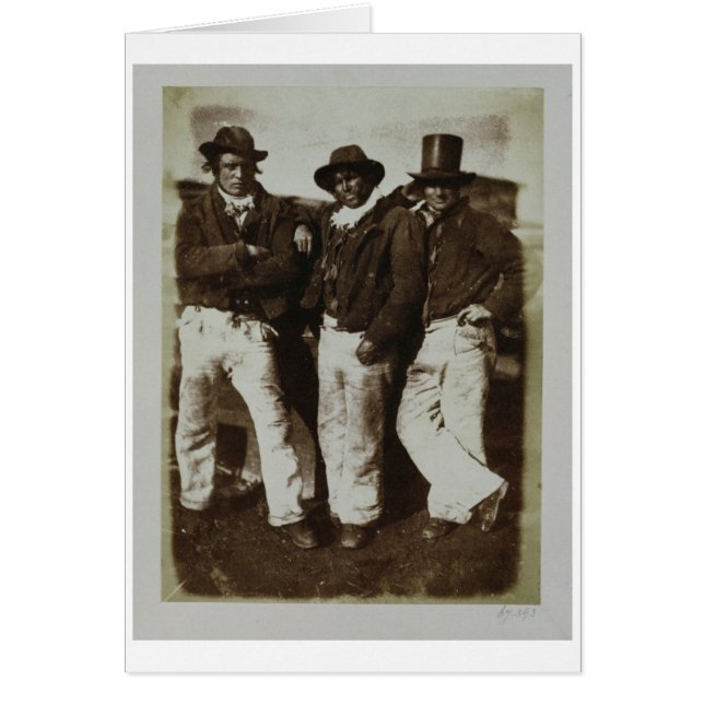 Fishermen Ashore, c.1843-47 (print van zoutpapier  (Voorkant)