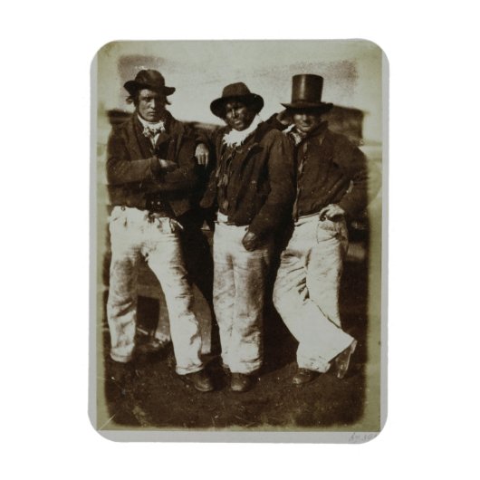 Fishermen Ashore, c.1843-47 (print van zoutpapier  Magneet (Verticaal)