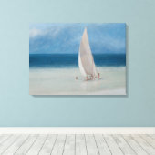 Fishermen Kilifi 2012 Canvas Afdruk (Insitu (Houten vloer))