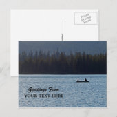 Fishermen Silhouette Greetings Briefkaart (Voorkant / Achterkant)