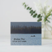 Fishermen Silhouette Greetings Briefkaart (Staand voorkant)