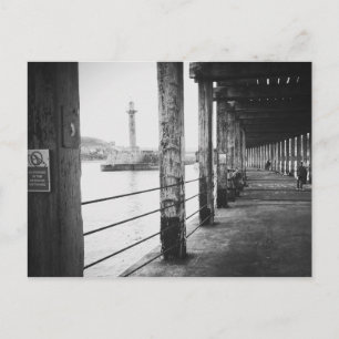 Fishermen under Whitby Pier, Whitby, North Yorks. Briefkaart