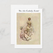 Fisher's Amerikaans meisje uit 1902 ~ Mooie bride Kaart (Voorkant / Achterkant)