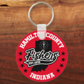 Fishers, Indiana Sleutelhanger (Voorkant)