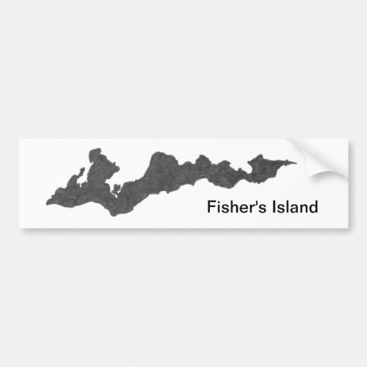 Fisher's Island Bumpersticker (Voorkant)