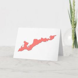 Fishers Island Logo Notecard - Fishers Island, NY Kaart