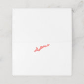 Fishers Island Logo Place Cards - Roze Plaatskaartje (Buitenkant ongevouwen)